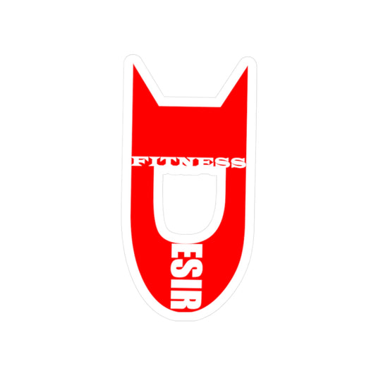 Fitness Desire Vinyl Decals - Motivational Stickers for Gym Enthusiasts