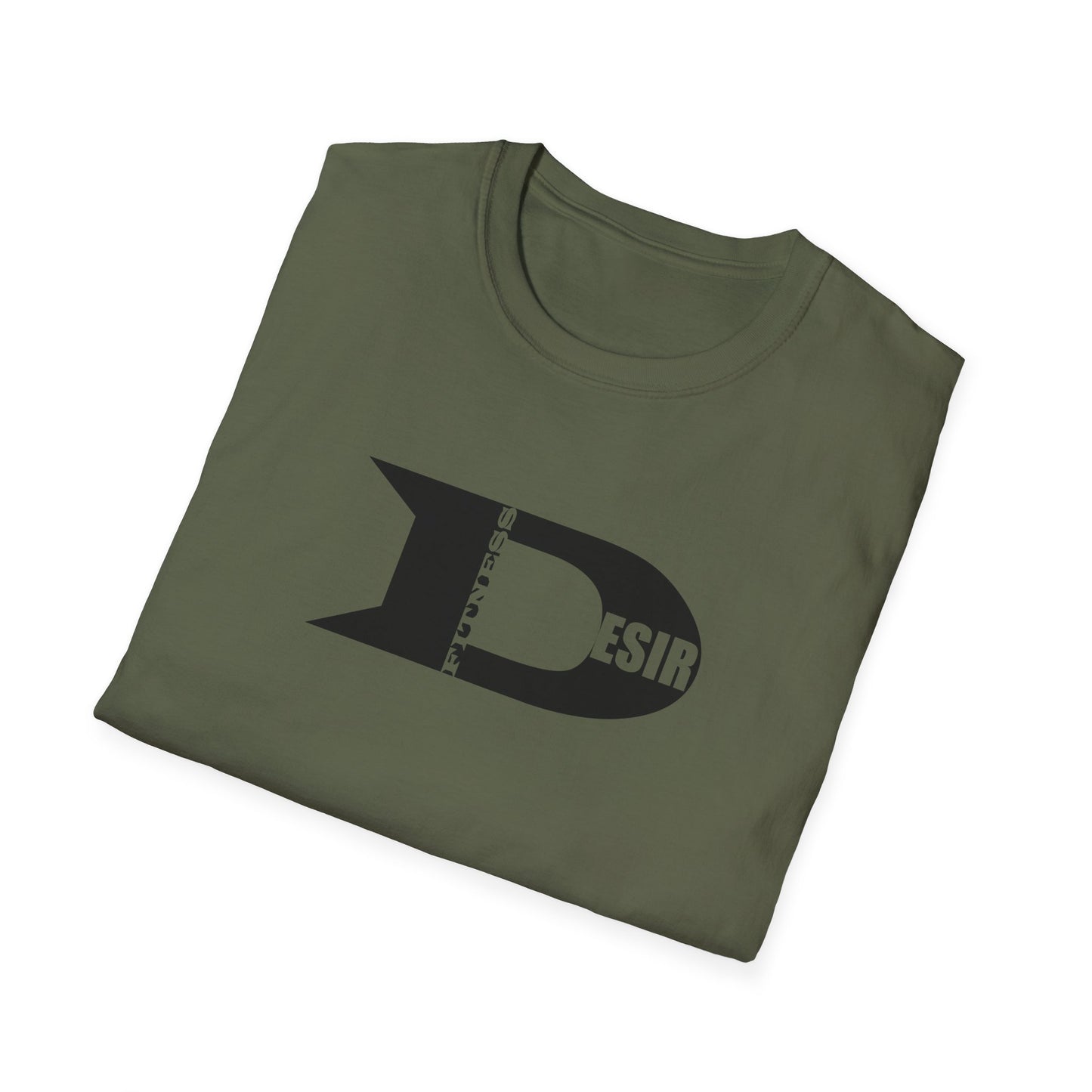 Desir Logo T-Shirt — Bold Black Graphic Tee