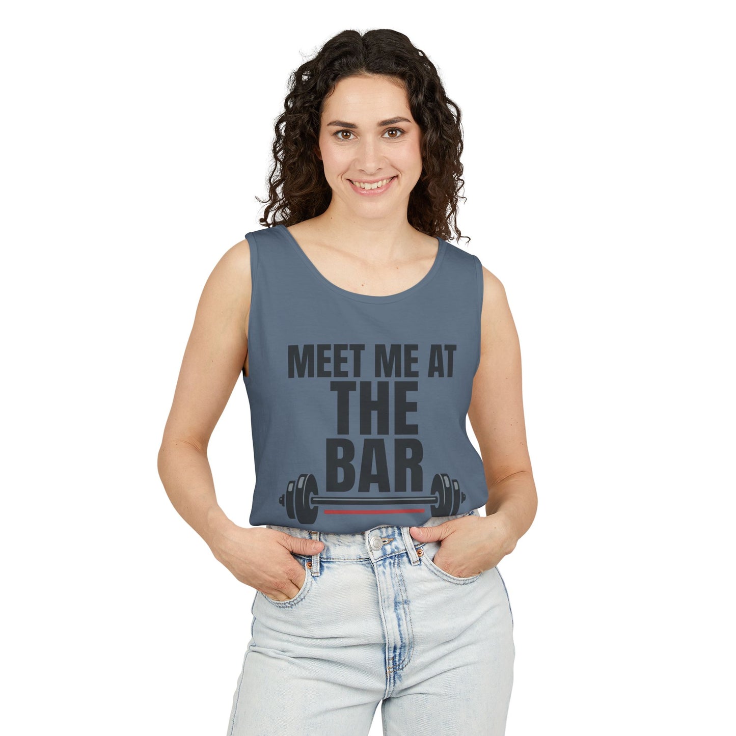 Meet Me At The Bar Tank Top – Weightlifting Fitness Gym Shirt