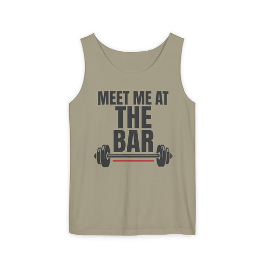 Meet Me At The Bar Tank Top – Weightlifting Fitness Gym Shirt