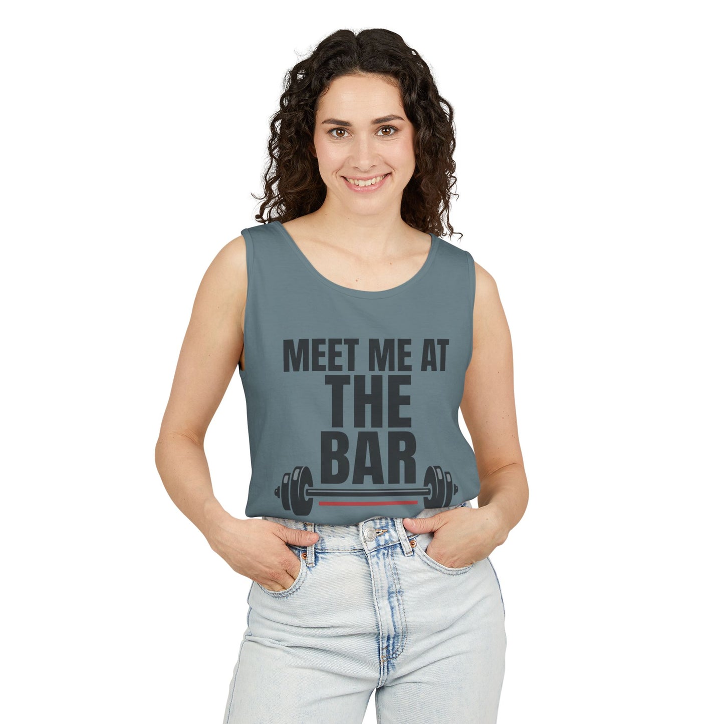 Meet Me At The Bar Tank Top – Weightlifting Fitness Gym Shirt