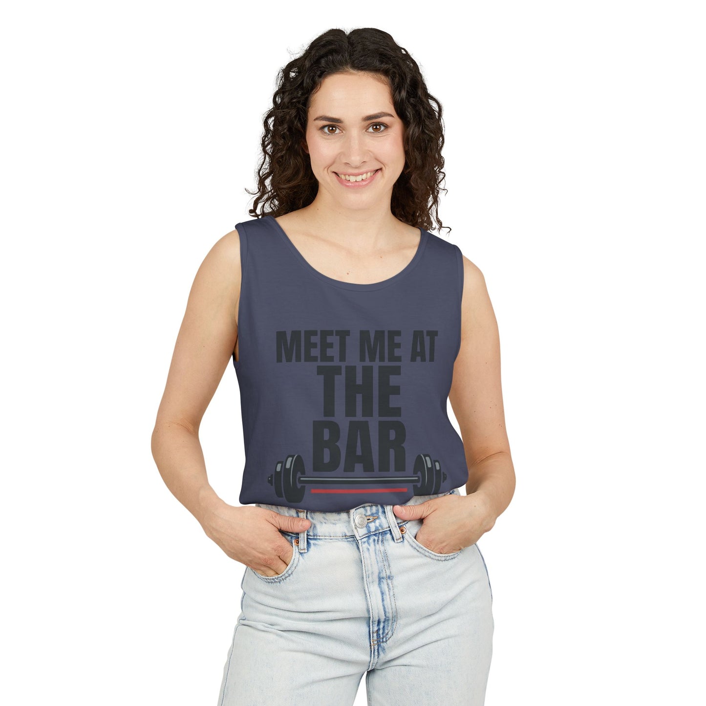 Meet Me At The Bar Tank Top – Weightlifting Fitness Gym Shirt
