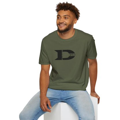Desir Logo T-Shirt — Bold Black Graphic Tee