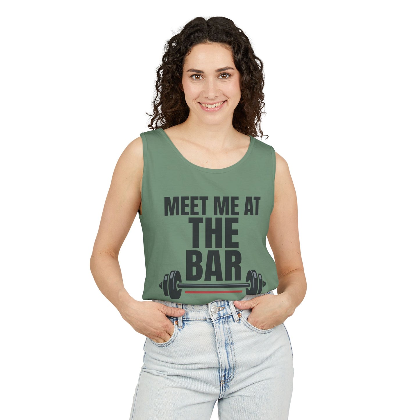Meet Me At The Bar Tank Top – Weightlifting Fitness Gym Shirt
